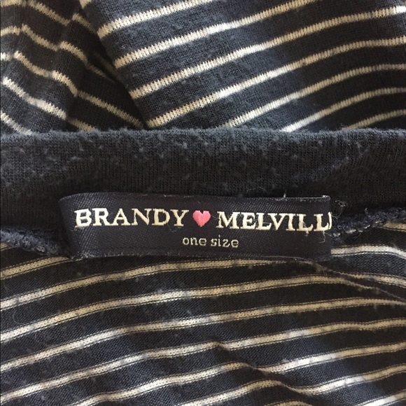 SOLD Brandy Melville Striped Tee - Picture 5 of 6